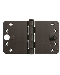 Veiligheids glijlager scharnier Axa, type 1687 SKG3 , zwart  89x150x3mm  