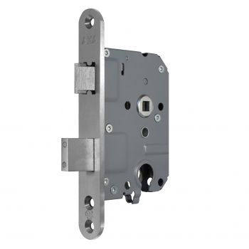 Veiligheid cilinder dag- en nachtslot deurslot type 7425 pc55 , inclusief rvs sluitplaat