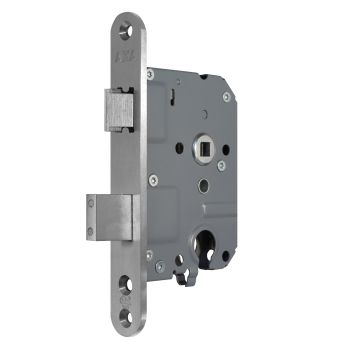 Veiligheid cilinder dag- en nachtslot deurslot type 7425 pc55 , inclusief rvs sluitplaat