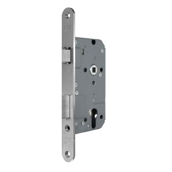 Veiligheid cilinder dag- en nachtslot deurslot type 7425 pc72 , inclusief rvs sluitplaat