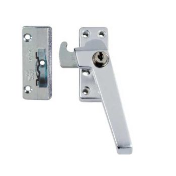 Veiligheids raamboom AXA 3319, Aluminium F1 rechtswijzend met cilinderslot SKG*®, kierstand en infreessluitkom (doos a 50 stuks)
