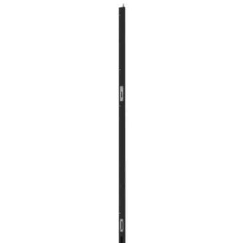 Aluminium contra-espagnolet S2, Zwart CET38 2850mm (tbv meerpuntsluiting 1988)