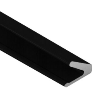 Tochtprofiel zwart Q-Lon 3117 zelfklevend, rol a 25 meter