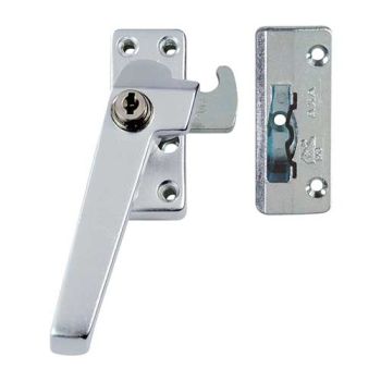 Veiligheids raamboom AXA 3319, Aluminium F1 linkswijzend met cilinderslot SKG*®, kierstand en infreessluitkom (doos a 50 stuks)