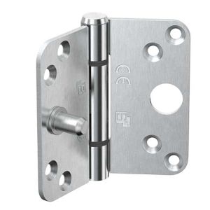 Glijlagerscharnier ronde hoek, veiligheid, 89x102x3